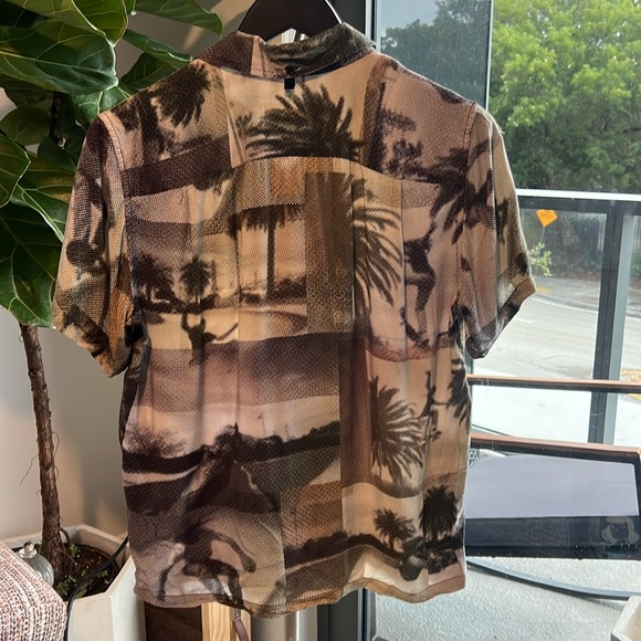 RAG & BONE Palms 4 Button Shirt - Picture 5 of 6